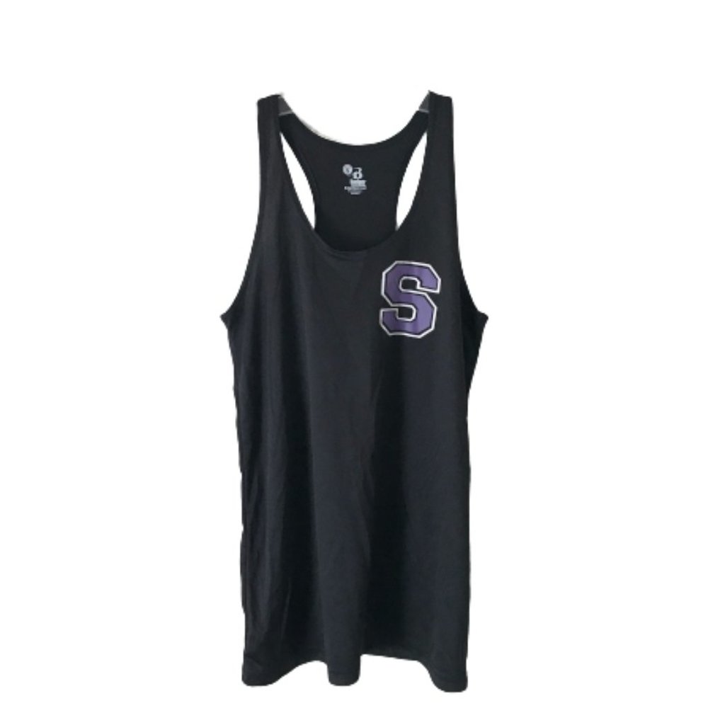 Badger Sport Women's Black Racerback Tank S